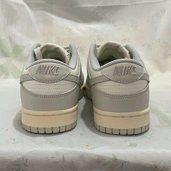 Nike Dunk Low Needlework Sail Aura Low Top Grey Sneakers - Picture 2 of 7